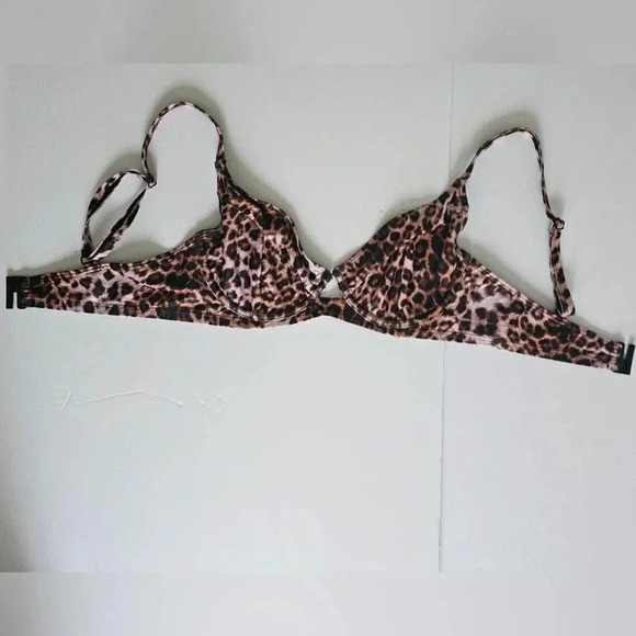 Cheetah Print Underwire Bikini Top - Picture 3 of 3